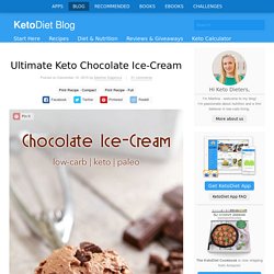 Ultimate Keto Chocolate Ice-Cream
