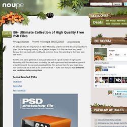 80 Ultimate Collection of High Quality Free PSD Files - Noupe Design Blog