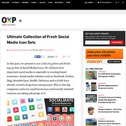 Ultimate Collection of Fresh Social Media Icon Sets