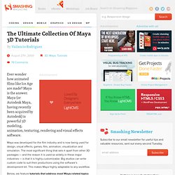 The Ultimate Collection Of Maya 3D Tutorials - Smashing Magazine