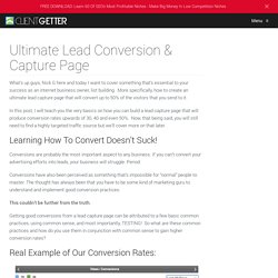 Ultimate Lead Conversion & Capture Page