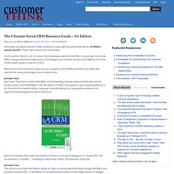 The Ultimate Social CRM Resource Guide – 1st Edition