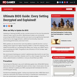 Ultimate BIOS Guide: Every Setting Decrypted and Explained!: Page 8