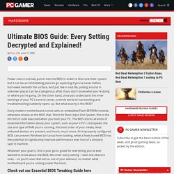 Ultimate BIOS Guide: Every Setting Decrypted and Explained!