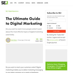 The Ultimate Guide to Digital Marketing