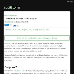 The Ultimate Dropbox Toolkit &amp; Guide