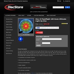 Ultimate Frisbee - Disc-O Flashflight Light-Up Disc
