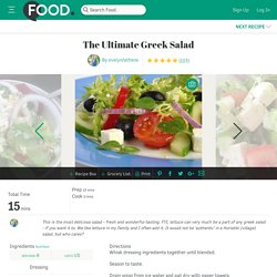 The Ultimate Greek Salad Recipe - Greek.Food.com