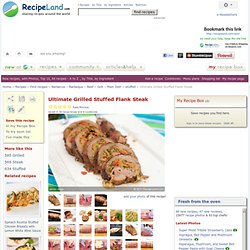 Ultimate Grilled Stuffed Flank Steak Recipe with pictures - Aurora