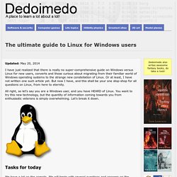 The ultimate guide to Linux for Windows users