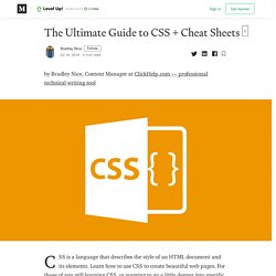 The Ultimate Guide to CSS + Cheat Sheets □ – Level Up!