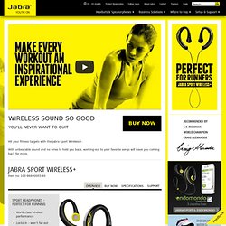 The ultimate sports headset, JABRA SPORT Wireless+