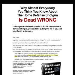 The Ultimate Home Defense Shotgun