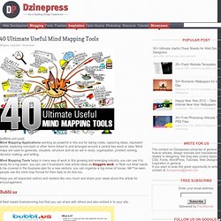 40 Ultimate Useful Mind Mapping Tools