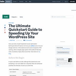 Speed up your WordPress site the right way with this ultimate guide