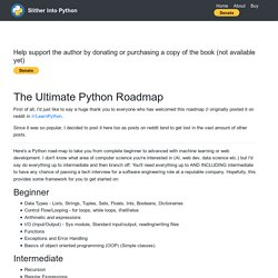 The Ultimate Python Roadmap - 2020