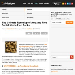 The Ultimate Roundup of Amazing Free Social Media Icon Packs