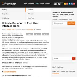 Ultimate Roundup of Free User Interface Icons