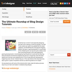 The Ultimate Roundup of Blog Design Tutorials