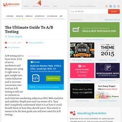 The Ultimate Guide To A/B Testing - Smashing Magazine
