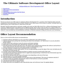 The Ultimate Software Development Office Layout