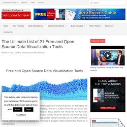 The Ultimate List of 21 Free and Open Source Data Visualization Tools
