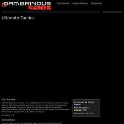 Ultimate Tactics « Gambrinous Games