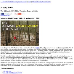 The Ultimate GPS Child Tracking Buyer's Guide (GPSmagazine.com)