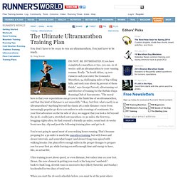 The Ultimate Ultramarathon Training Plan