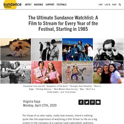 The Ultimate Sundance Watchlist: A Film to Stream for Every Year of the Festival, Starting in 1985