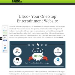 Ultoo- Your One Stop Entertainment Website