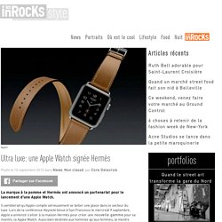 Ultra luxe: une Apple Watch signée Hermès