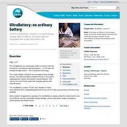 UltraBattery: no ordinary battery