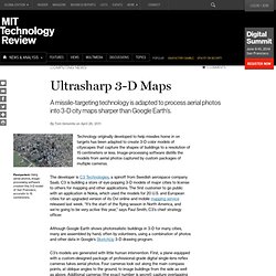 Ultrasharp 3-D Maps