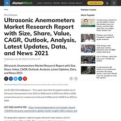 Ultrasonic Anemometers Market Research Report with Size, Share, Value, CAGR, Outlook, Analysis, Latest Updates, Data, and News 2021