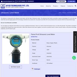 Ultrasonic Level Meter Suppliers - Check Now!