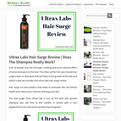 Ultrax Labs Hair Surge Review