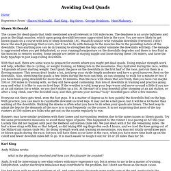 Avoiding Dead Quads