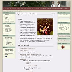 UMarmot » Digital Collections for UMass