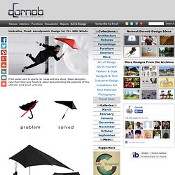 Umbrellas, Fixed: Aerodynamic Design for 70+ MPH Winds