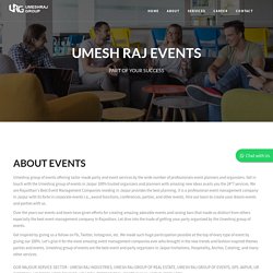 Umesh Raj Group Of Events