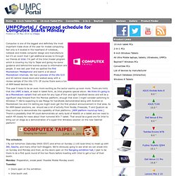 UMPCPortal / Carrypad schedule for Computex Starts Monday
