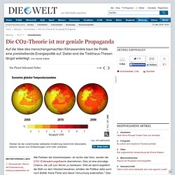 Umweltschutz : Die CO2-Theorie ist nur geniale Propaganda - Nachrichten Deb