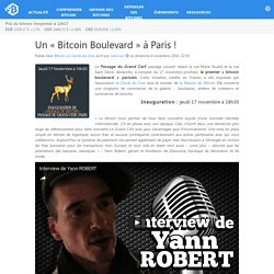 Un « Bitcoin Boulevard » à Paris ! – Bitcoin.fr