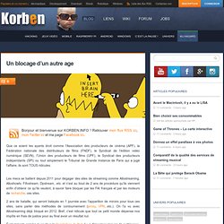 Un blocage d'un autre age « Korben Korben