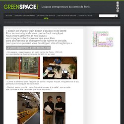 Un espace de service - GreenSpace