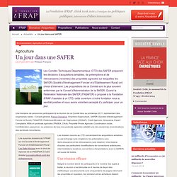 Un jour dans une SAFER