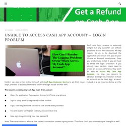 Unable to Access Cash App Account – Login Problem