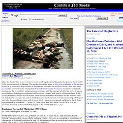 The My Lai Massacre (St. Louis Post-Dispatch)