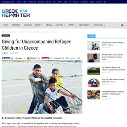 Giving for Unaccompanied Refugee Children in Greece